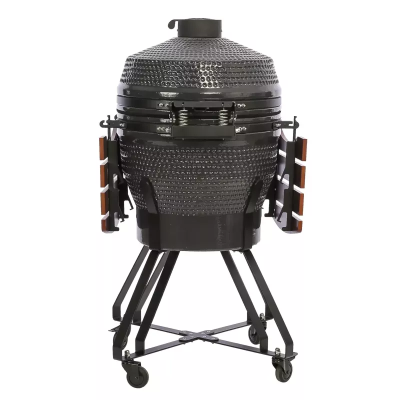 Kamado Pro 22 colių grilis TARGUS Size M tamsiai pilkas