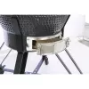 Kamado Pro 22 colių grilis TARGUS Size M tamsiai pilkas