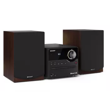 Sharp XL-B512(BR) namų garso sistema Namų garso mikrosistema 45 W Ruda