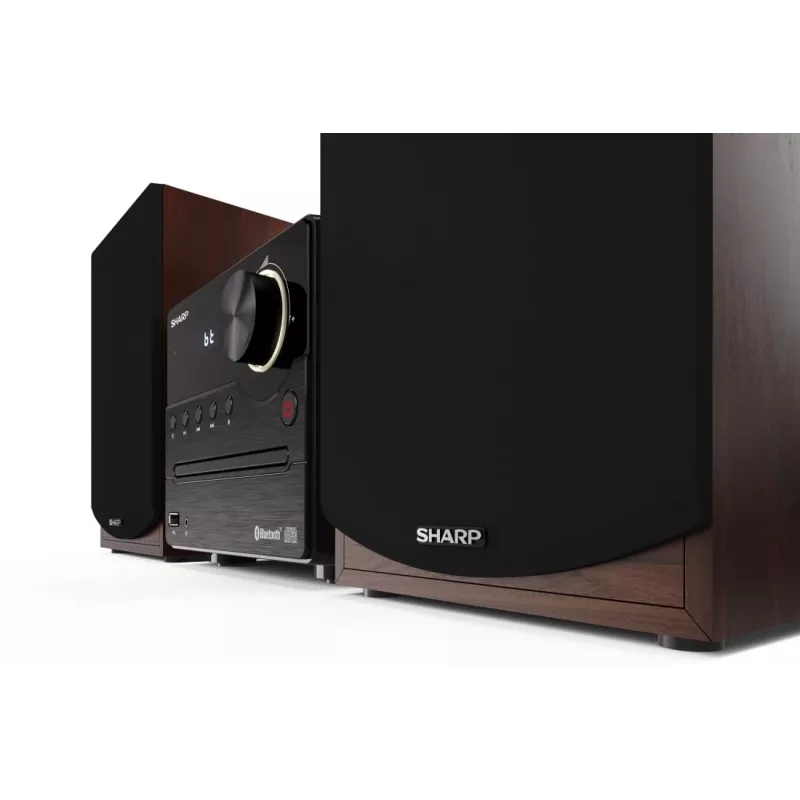 Sharp XL-B512(BR) namų garso sistema Namų garso mikrosistema 45 W Ruda