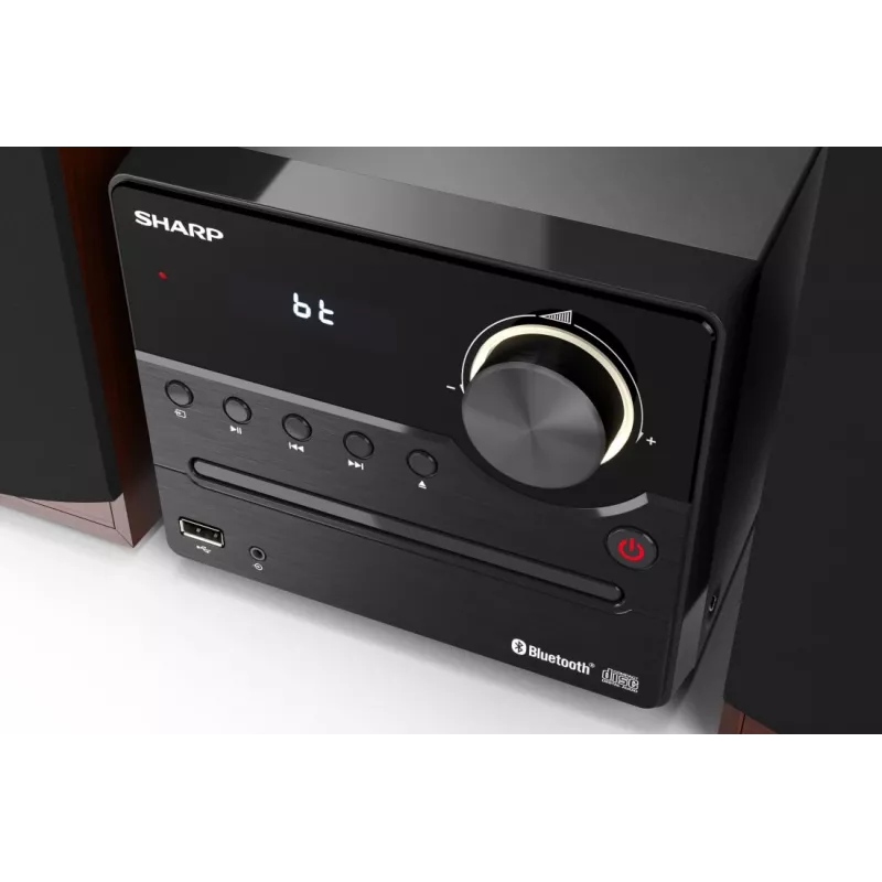 Sharp XL-B512(BR) namų garso sistema Namų garso mikrosistema 45 W Ruda