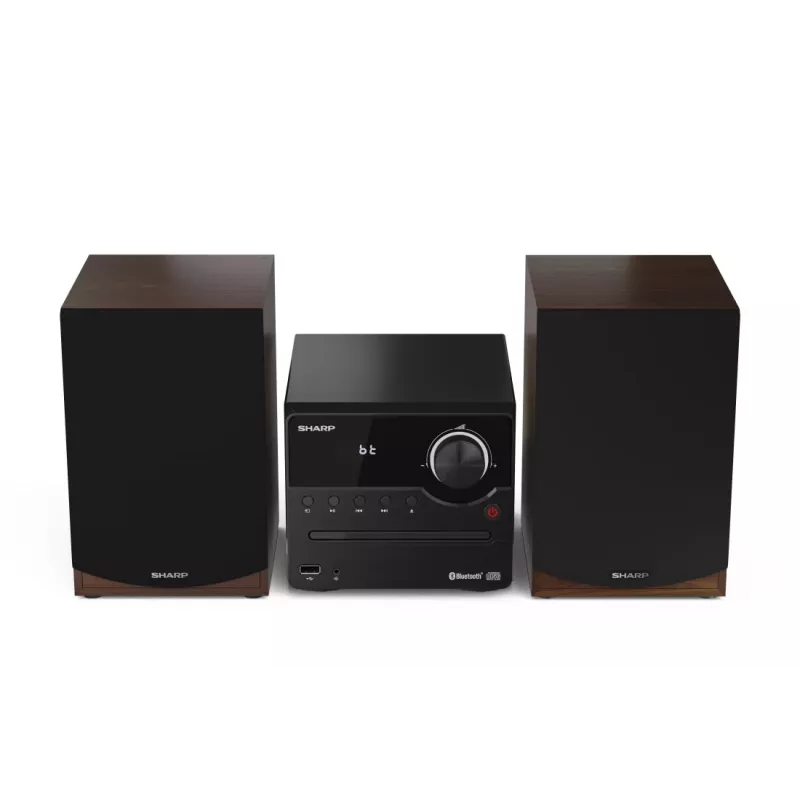 Sharp XL-B512(BR) namų garso sistema Namų garso mikrosistema 45 W Ruda
