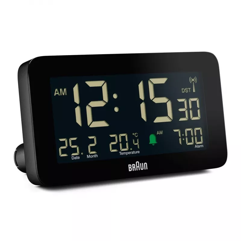 Skaitmeninis žadintuvas Braun BC10B-DCF Juodas LCD Baterija AA