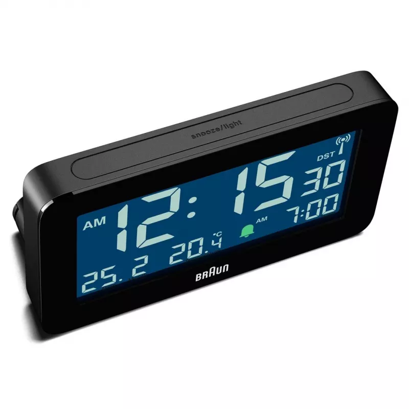 Skaitmeninis žadintuvas Braun BC10B-DCF Juodas LCD Baterija AA