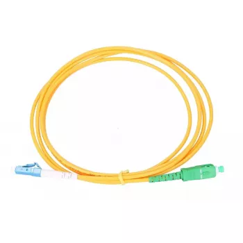 Patchcord Extralink SC/APC į LC/UPC vienmodis G.652D 3 mm simplex, 1 m