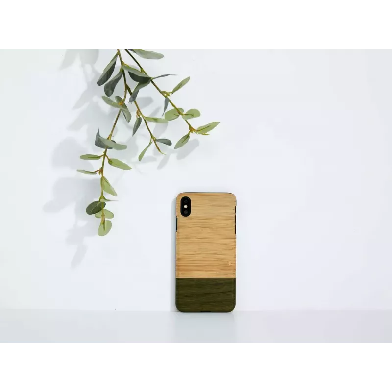 Išmaniojo telefono dėklas “man and wood”, skirtas “iPhone X/XS” – juodas bambukų miškas