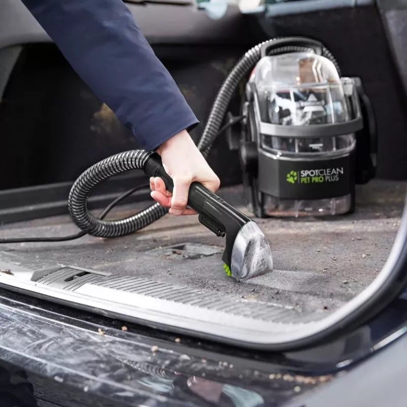 Bissell SpotClean Pet Pro Plus kiliminės dangos valymo mašina Rankinė Giluminis Juoda, Skaidri