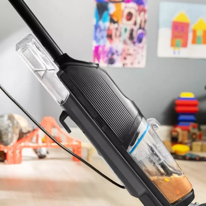 Bissell HF2 Pro vertikalusis dulkių siurblys Belaidis Sausam ir šlapiam valymui Be maišelio 340 W Juodas