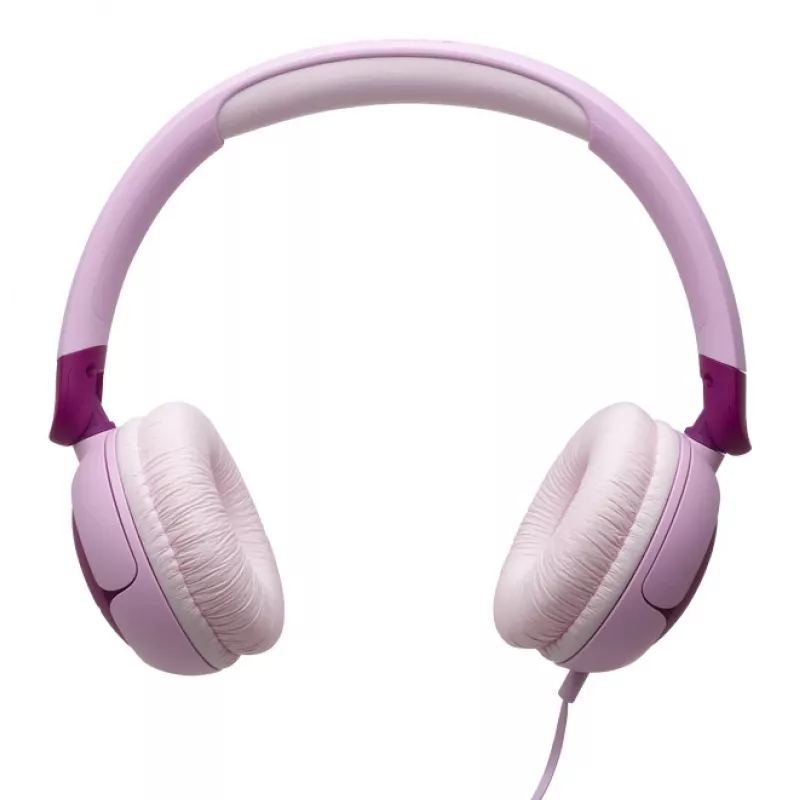 Laidinės ant ausies uždedamos ausinės JBL Junior 320, galvos lankelis, supraauralinės, 20–20000 Hz, 116,8 g, violetinės