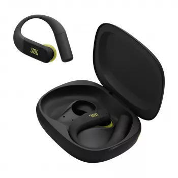 Belaidės į ausis įdedamos sportinės ausinės JBL Endurance Peak 4 — Bluetooth, 20–20000 Hz, juoda/ruda