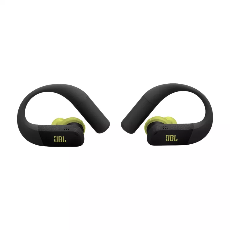 Belaidės į ausis įdedamos sportinės ausinės JBL Endurance Peak 4 — Bluetooth, 20–20000 Hz, juoda/ruda