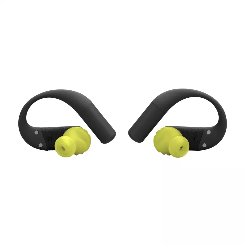 Belaidės į ausis įdedamos sportinės ausinės JBL Endurance Peak 4 — Bluetooth, 20–20000 Hz, juoda/ruda