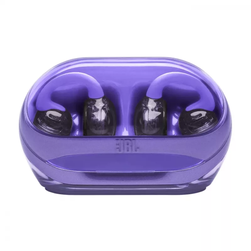 JBL Soundgear Clips ausinės True Wireless Stereo (TWS) ausų kabliukas skambučiams / muzikai Bluetooth violetinės