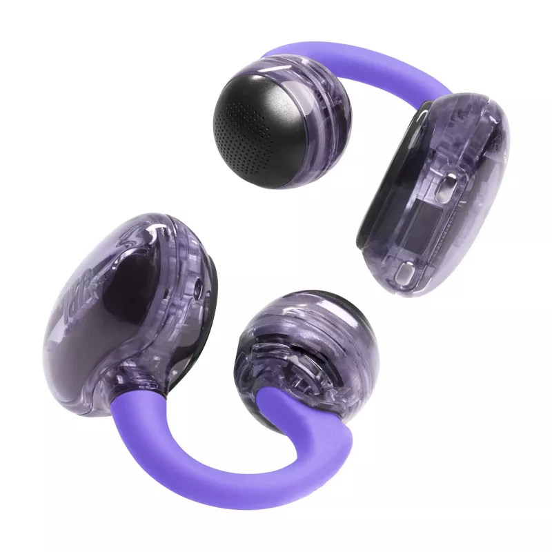 JBL Soundgear Clips ausinės True Wireless Stereo (TWS) ausų kabliukas skambučiams / muzikai Bluetooth violetinės