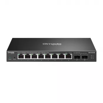 Valdomas 2,5G eterneto komutatorius TP‑Link ES210X‑M2 — 8x 2,5G (100/1000/2500), 80 Gbps, stalinis/sieninis