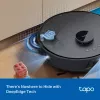 Robotų dulkių siurblys TP-Link Tapo RV50 Pro Omni — 0,28 l dulkių talpykla, 5200 mAh baterija, bazinė stotis su 3 l dulkių talpykla