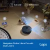 Robotų dulkių siurblys TP-Link Tapo RV50 Pro Omni — 0,28 l dulkių talpykla, 5200 mAh baterija, bazinė stotis su 3 l dulkių talpykla
