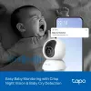 TP-LINK Tapo C250 | Pan/Tilt AI namų apsaugos Wi-Fi kamera | PTZ | 8 MP | 4mm/F1.6 | H.265 | „MicroSD“ kortelė iki 512 GB