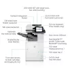 “HP Color LaserJet Enterprise Flow MFP M776zs, lazerinis, spalvotas spausdinimas, 1200 x 1200 DPI, A3, tiesioginis spausdinimas, juoda, balta”