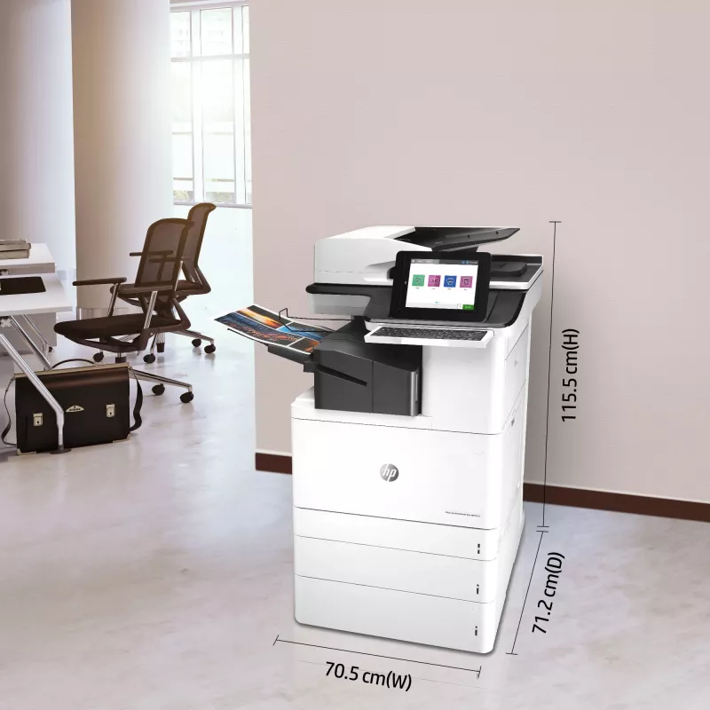 “HP Color LaserJet Enterprise Flow MFP M776zs, lazerinis, spalvotas spausdinimas, 1200 x 1200 DPI, A3, tiesioginis spausdinimas, juoda, balta”
