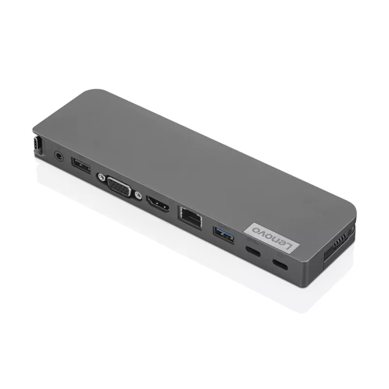 Lenovo USB-C Mini Dock laidinis USB 3.2 Gen 1 (3.1 Gen 1) Type-C pilkas