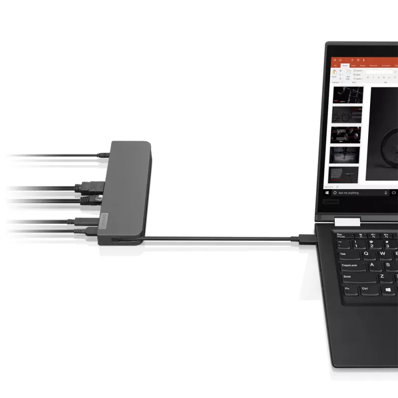 Lenovo USB-C Mini Dock laidinis USB 3.2 Gen 1 (3.1 Gen 1) Type-C pilkas