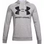 Džemperis su gobtuvu Under Armour Rival Fleece Big Logo, pilkas — vyriškas, modelis 1357093 011