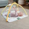 Fisher-Price Sensimals Simply Senses naujagimių gimnastikos kilimėlis su 6 jutimo žaislais