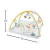 Fisher-Price Sensimals Simply Senses naujagimių gimnastikos kilimėlis su 6 jutimo žaislais