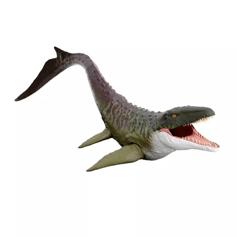 Jurassic World Rebirth Super Colossal Mosasaurus veiksmo figūrėlė, dinozaurų žaislas