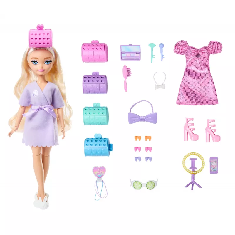 Barbie Dream Besties Malibu mados lėlė su netikėtais aksesuarais ir daugiau nei 15 įvaizdžių