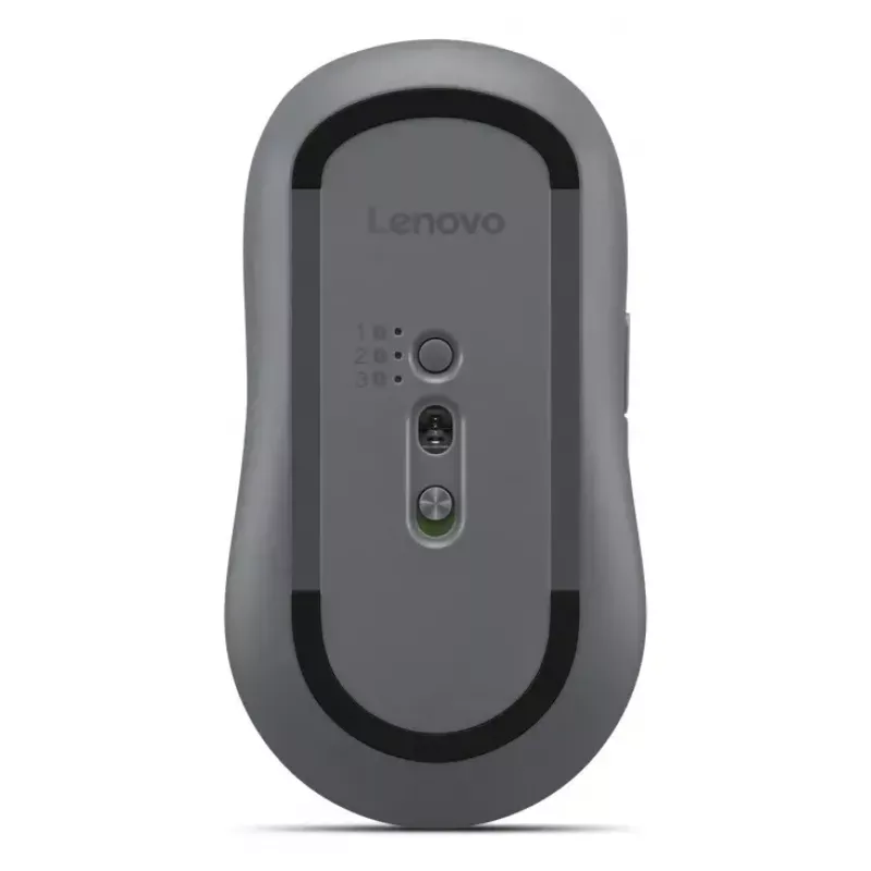 Belaidė abiem rankoms tinkama pelė Lenovo Yoga Office Bluetooth 5.3 Optinė 4000 DPI, 8 mygtukai, pilka, AA baterija