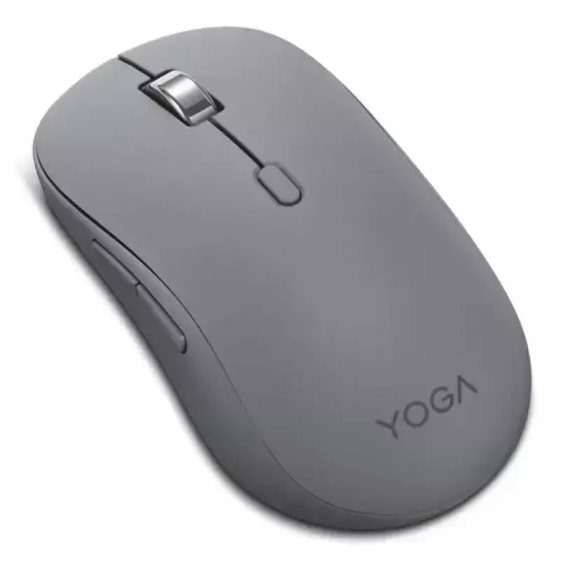 Belaidė abiem rankoms tinkama pelė Lenovo Yoga Office Bluetooth 5.3 Optinė 4000 DPI, 8 mygtukai, pilka, AA baterija