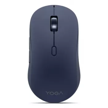 Belaidė abiem rankoms tinkama Bluetooth optinė pelė Lenovo Yoga — 4000 DPI, 8 mygtukai, mėlyna