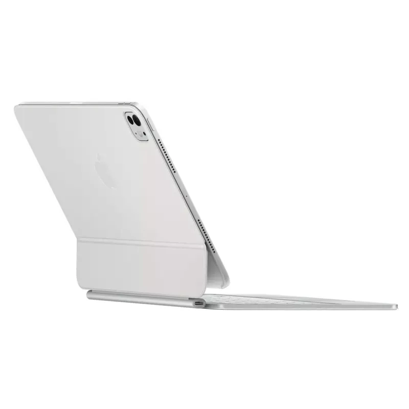 Apple Magic klaviatūra QWERTY rusiška balta su jutikliniu kilimėliu, skirta iPad Pro 11 colių