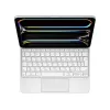 Apple Magic klaviatūra QWERTY rusiška balta su jutikliniu kilimėliu, skirta iPad Pro 11 colių