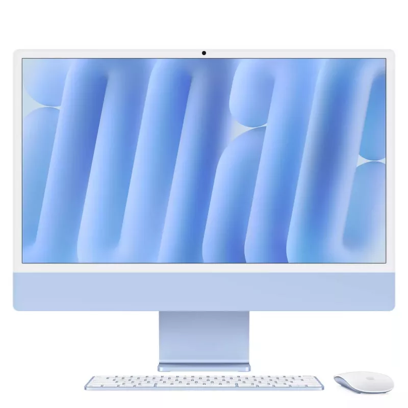 „Apple iMac“ 24 colių „viskas viename“ kompiuteris, M4, 16 GB, 256 GB SSD, „Apple GPU“, „macOS“