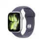 Išmanusis laikrodis Apple Watch Series 11 GPS + Cellular 42 mm sidabrinis aliuminio korpusas su Purple Fog sportine juostele S/M
