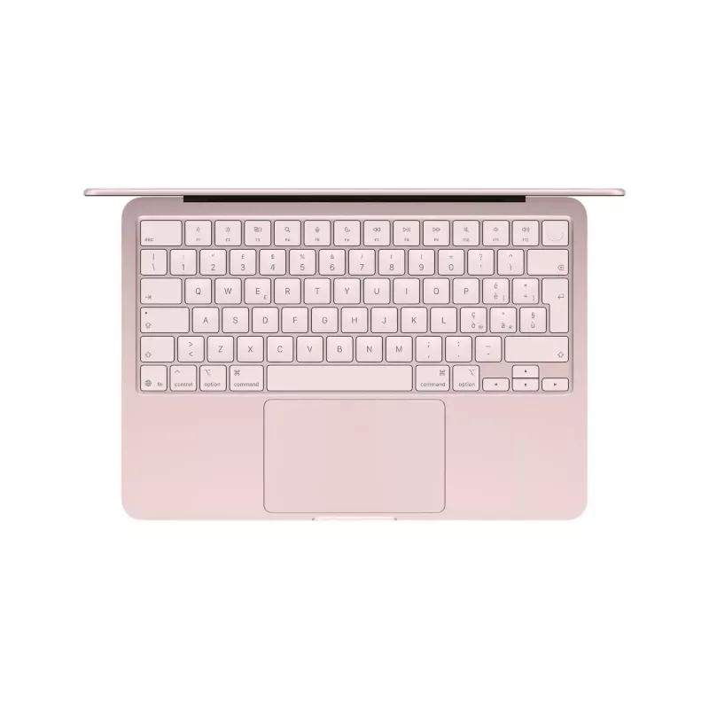 Nešiojamas kompiuteris Apple MacBook Neo 13 colių — A18 Pro 6 branduolių procesorius, 5 branduolių GPU, 8 GB RAM, 512 GB SSD, Touch ID, 13 colių 2408×1506, rožinė