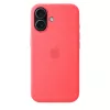 Silikoninis dėklas su „MagSafe“, skirtas „Apple iPhone 17“ – „Bright Guava“, tinka 6,3 colio (16 cm) ekranui
