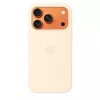 Silikono dėklas su “MagSafe” skirtas “Apple iPhone 17 Pro” — vanilės spalvos, tinka 16 cm (6,3 colio) ekranui