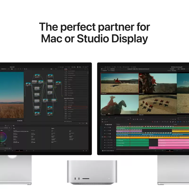 Monitorius Apple Studio Display XDR — 27 colių 5K (5120×2880), LED, nano-tekstūros stiklas, pakreipiamas ir aukščio reguliavimo stovas, sidabrinis