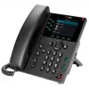 HP Poly VVX 350 6 linijų IP telefonas su PoE, IP telefonas, juodas, laidinis ragelis, 6 linijos, LCD, 8,89 cm (3,5 col.)
