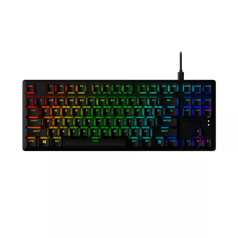 HyperX Alloy Origins Core PBT HX Aqua - mechaninė žaidimų klaviatūra
