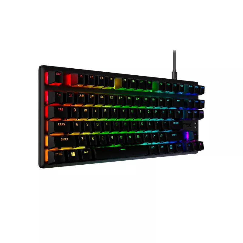 HyperX Alloy Origins Core PBT HX Aqua - mechaninė žaidimų klaviatūra