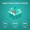 HyperX Alloy Origins Core PBT HX Aqua - mechaninė žaidimų klaviatūra