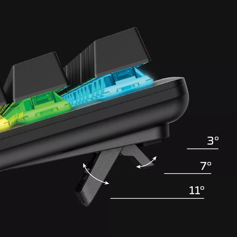 HyperX Alloy Origins Core PBT HX Aqua - mechaninė žaidimų klaviatūra