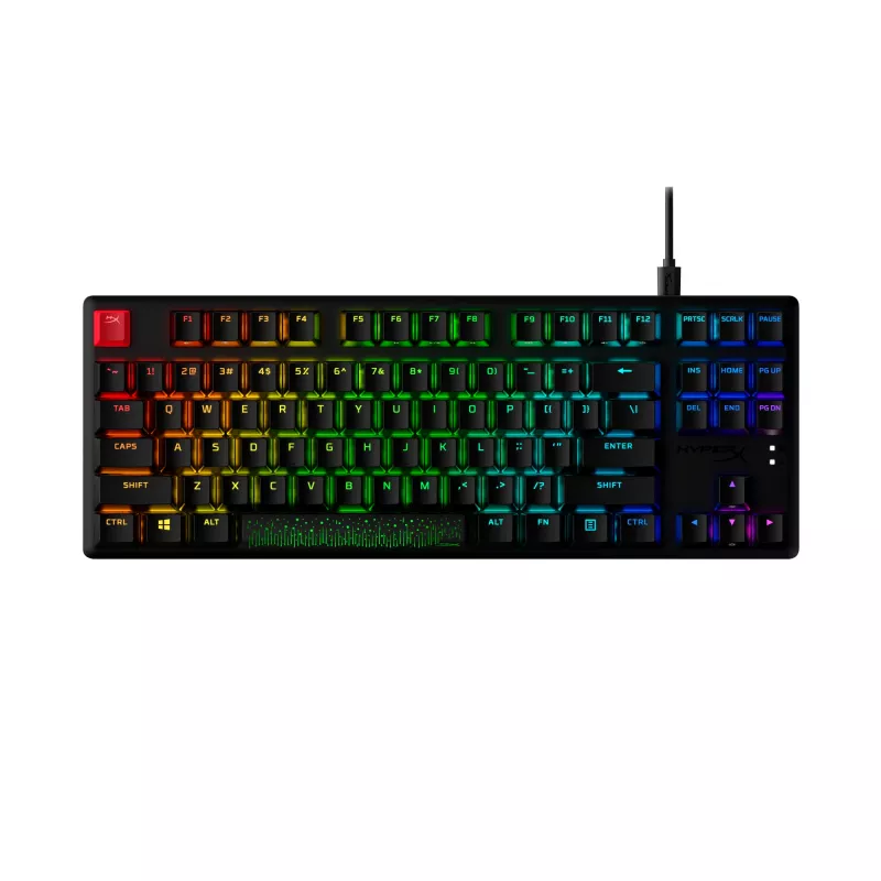 HyperX Alloy Origins Core PBT HX Aqua - mechaninė žaidimų klaviatūra