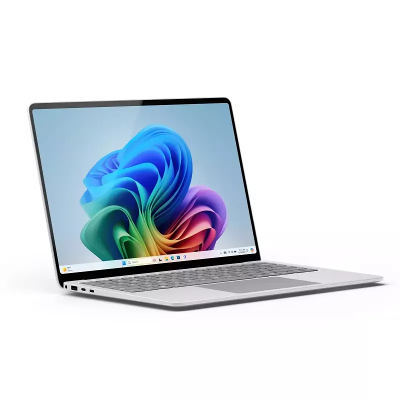 Nešiojamasis kompiuteris Microsoft Surface Laptop 7 Copilot+ — Qualcomm Snapdragon X1P-64-100, 13,8 col. 2304×1536 jutiklinis ekranas, 16 GB RAM, 256 GB SSD, platinos spalvos