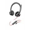 HP Poly Poly Juodawire 8225 Microsoft Teams sertifikuotos USB-C ausinės